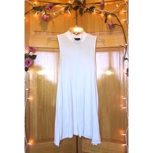 white t-shirt dress